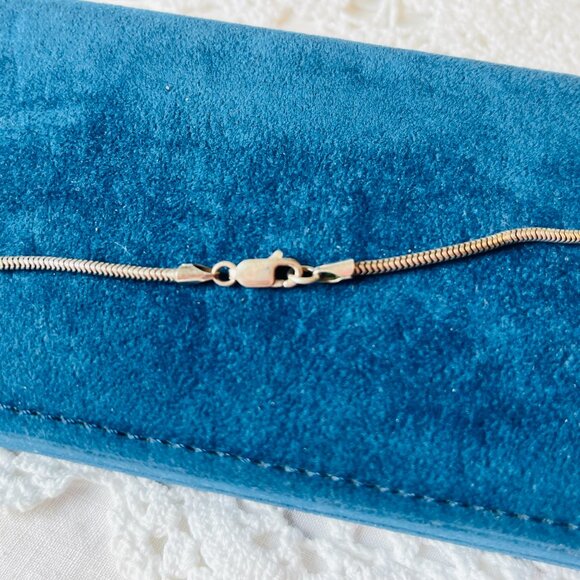 Birks 18K Sterling Citrine Omega Necklace - Picture 5 of 8